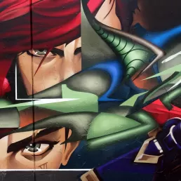 Arcane graffiti barcelona por zurik