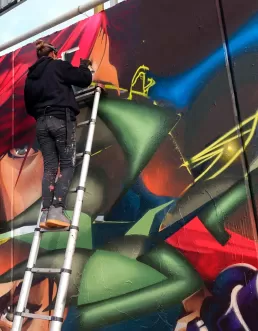 Arcane graffiti barcelona por zurik
