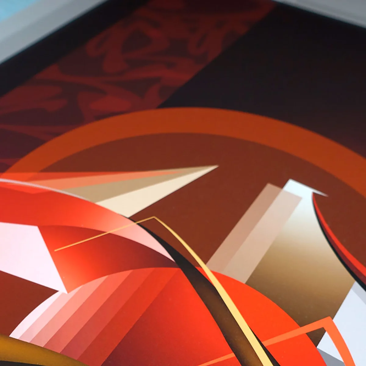 Graffiti print on giclee print by zurik