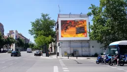 Lona publicitaria el señor de los anillos-gollum en Madrid - zurik