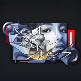 Custom graffiti painting by Zurik