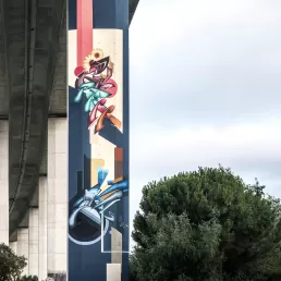 Graffiti Vasco Da gama, Lisboa por Zurik 