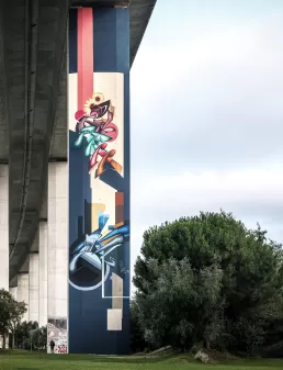 Graffiti Vasco Da gama, Lisboa por Zurik