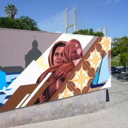 mural Igreja da Nossa Senhora dos Navegantes en lisboa por zurik