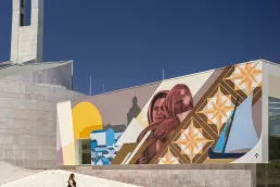 Mural of Igreja da Nossa Senhora dos Navegantes in Lisbon by Zurik