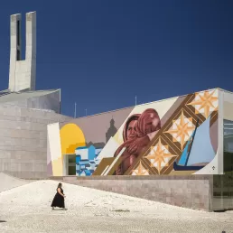 Mural of Igreja da Nossa Senhora dos Navegantes in Lisbon by Zurik