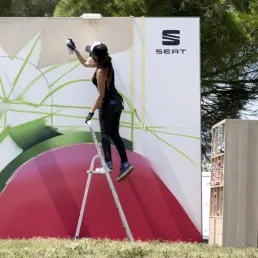 Live painting graffiti para seat - zurik