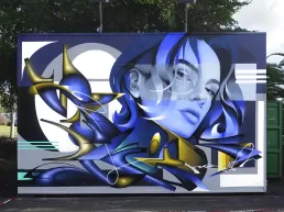 Mural en guadeloupe, francia por zurik