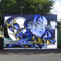 Mural en guadeloupe, francia por zurik
