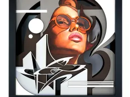 Cuadro graffiti exposición 100% paper en paris por zurik