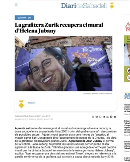 Zurik diari de sabadell- Helena Jubany