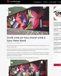 Zurik mural en terrassa noticias