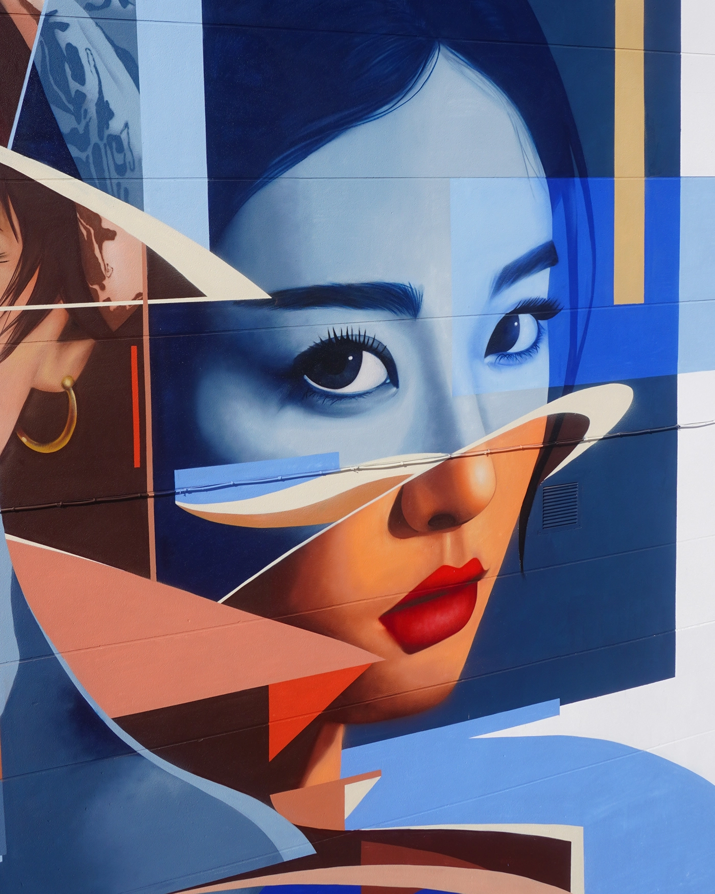 Mural mujeres en iniesta, cuenca- españa por zurik