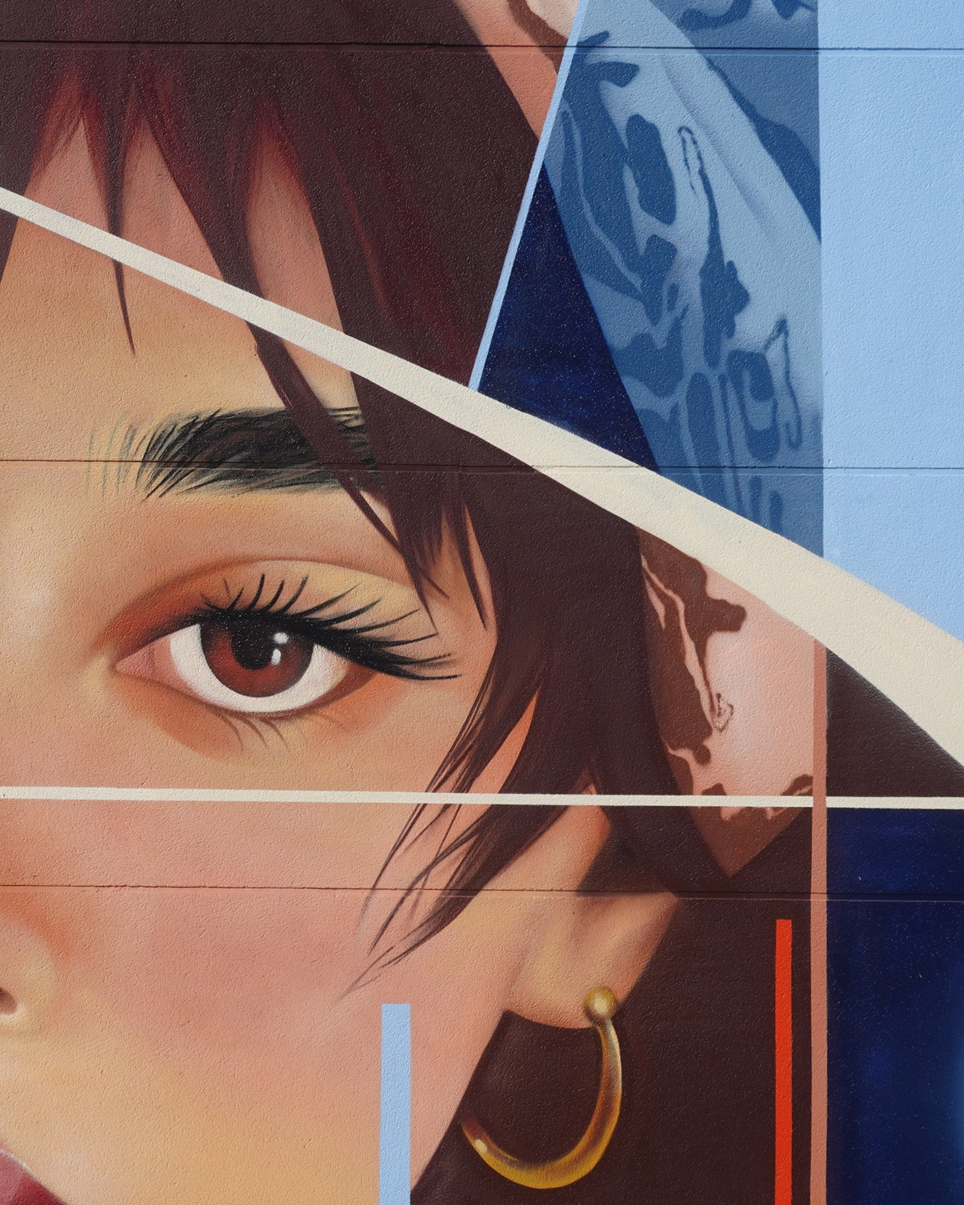 Mural mujeres en iniesta, cuenca- españa por zurik